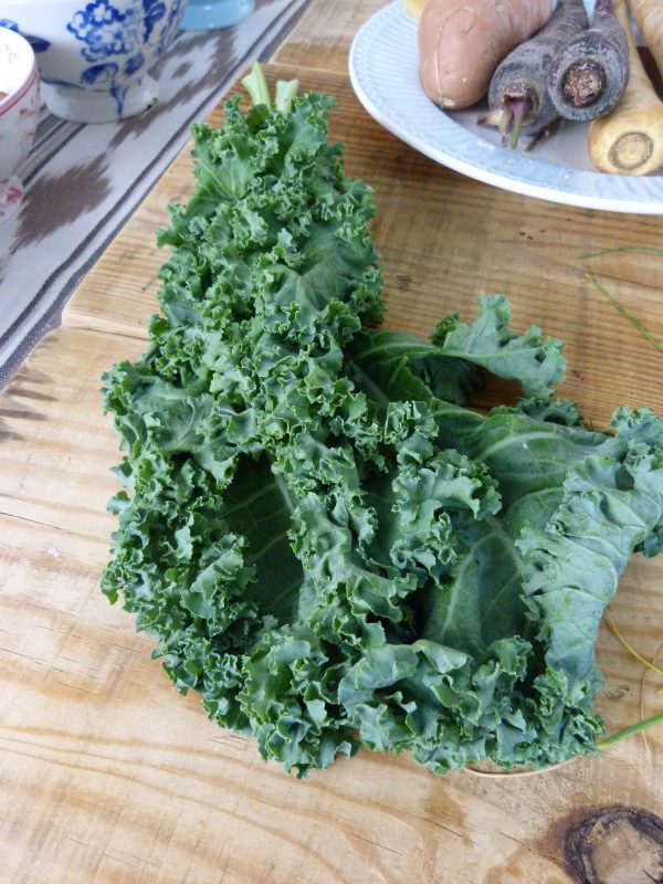 verduras-al-horno-con-kale-con-especias-receta-fácil-Kale-crudo