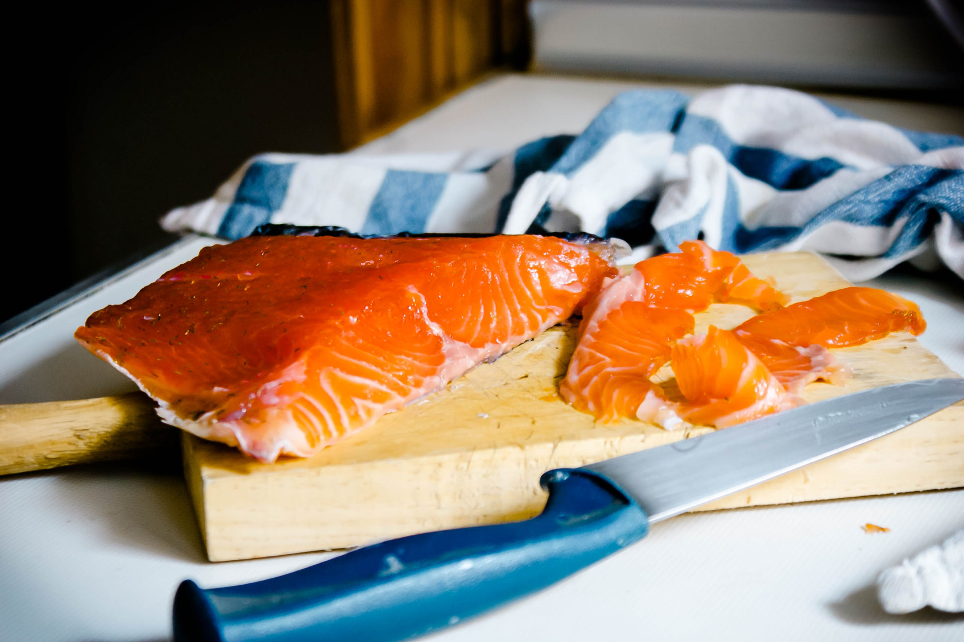 Salmon Marinado, receta 6 Jazmin y Canela